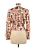 o.p.t Orange Long Sleeve Blouse Size 10 - photo 2