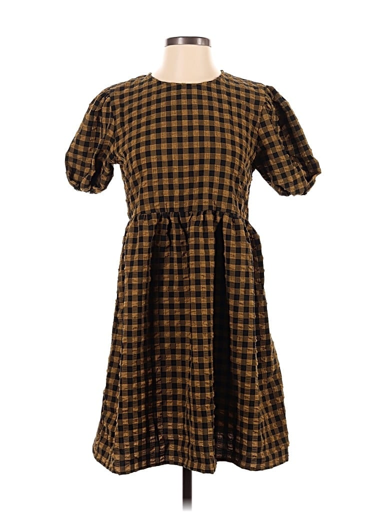 Pre-owned Wild Fable Casual Dress In Brown
