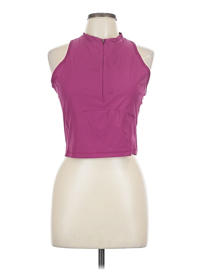 Pre-owned Athleta Sleeveless Blouse In Purple