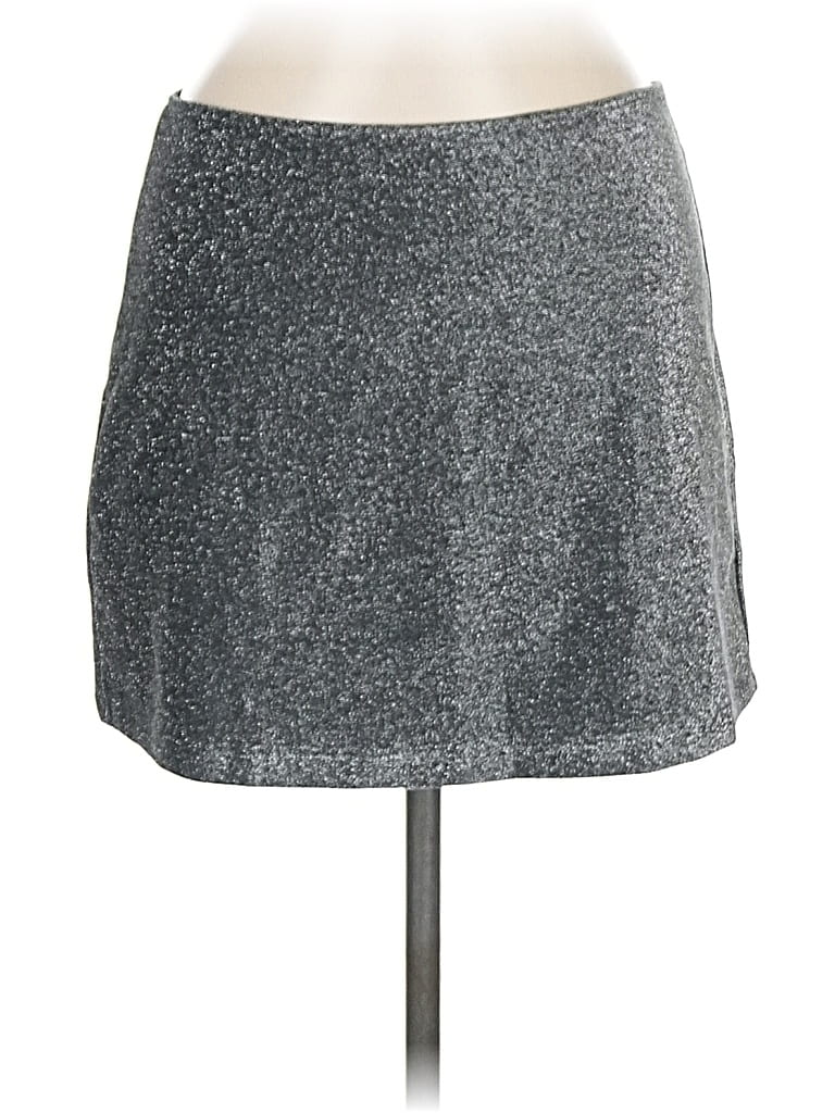 Pre-owned Victoria's Secret Pink Casual Skirt In Silver