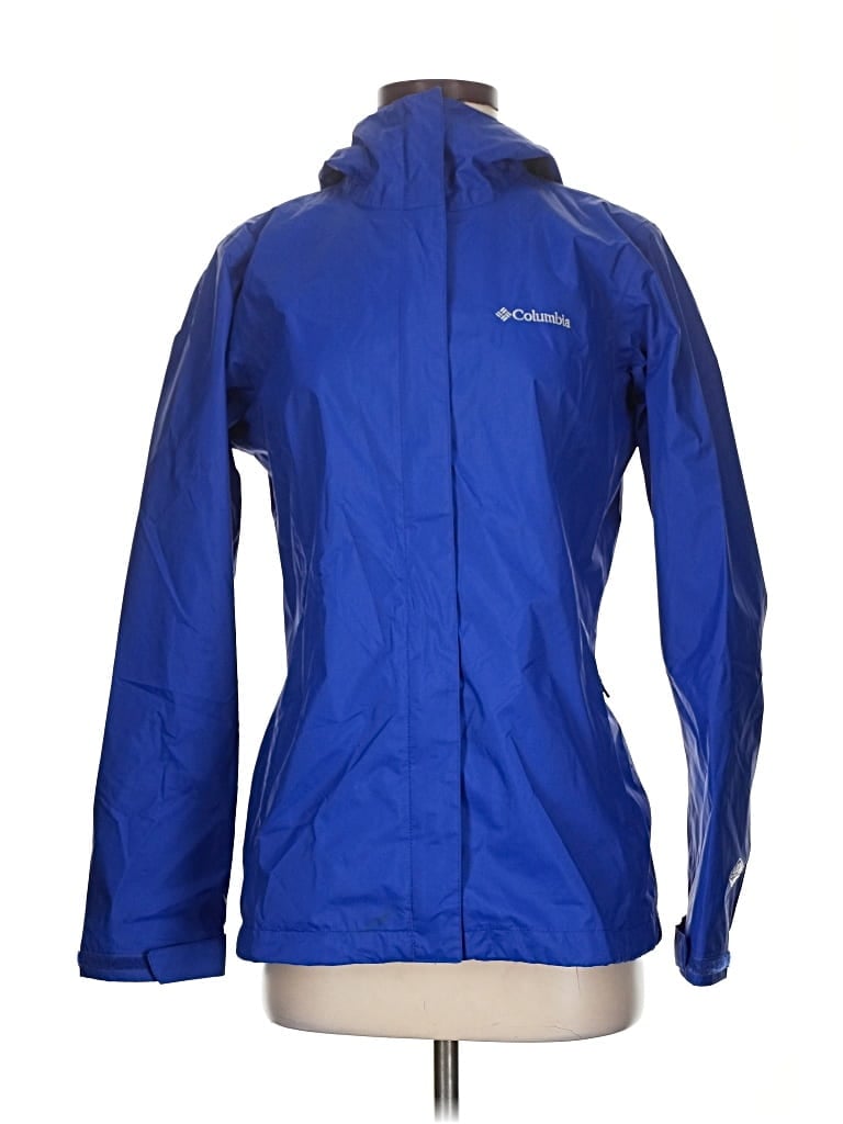 Pre-owned Columbia Raincoat In Blue