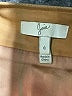 Joie 100% Polyester Solid Tan Faux Leather Skirt Size 0 - photo 4