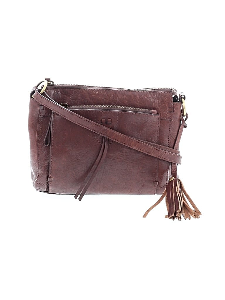 Pre-owned Diba True Leather Crossbody Bag In Brown