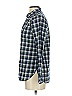 J.Crew 100% Cotton Plaid Blue Long Sleeve Button-Down Shirt Size 2 - photo 5