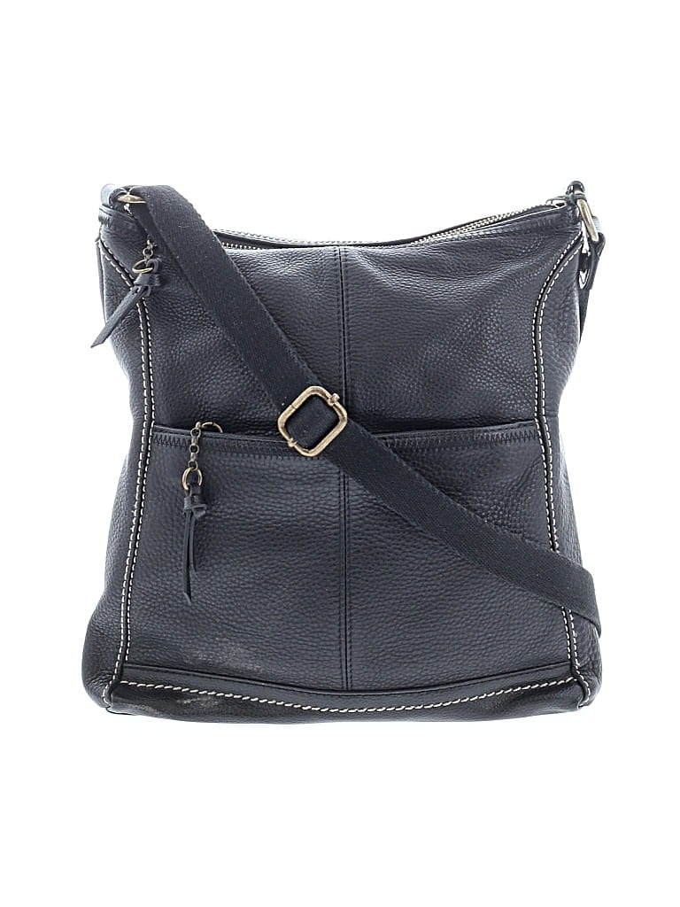Pre-owned The Sak Leather Crossbody Bag In Black