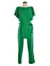 DKNY Solid Green Jumpsuit Size 2 - photo 1