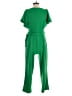 DKNY Solid Green Jumpsuit Size 2 - photo 2