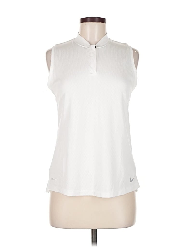 NIKE Pre-owned Sleeveless Blouse In White
