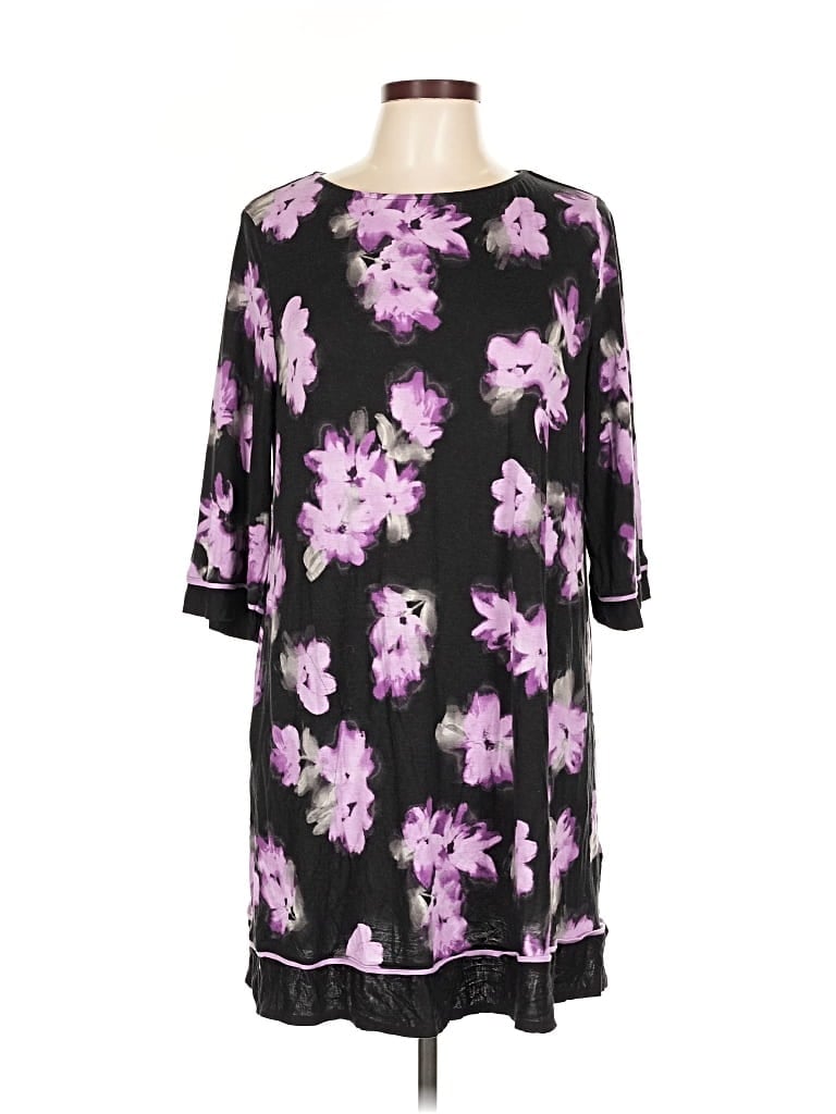 Pre-owned Simply Vera Vera Wang Casual Dress In Black