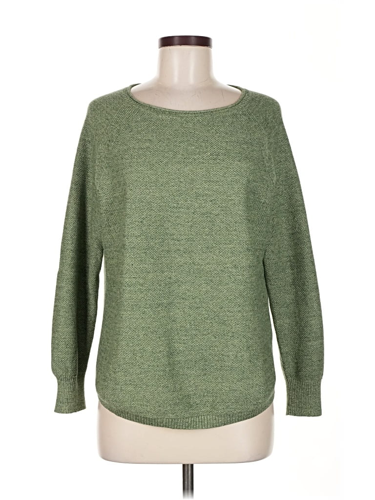 Pre-owned L.l.bean Pullover Sweater In Green