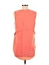 Etcetera 100% Silk Orange Sleeveless Silk Top Size 4 - photo 2