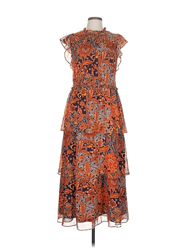 Pre-owned Julia Jordan Casual Dress In Orange