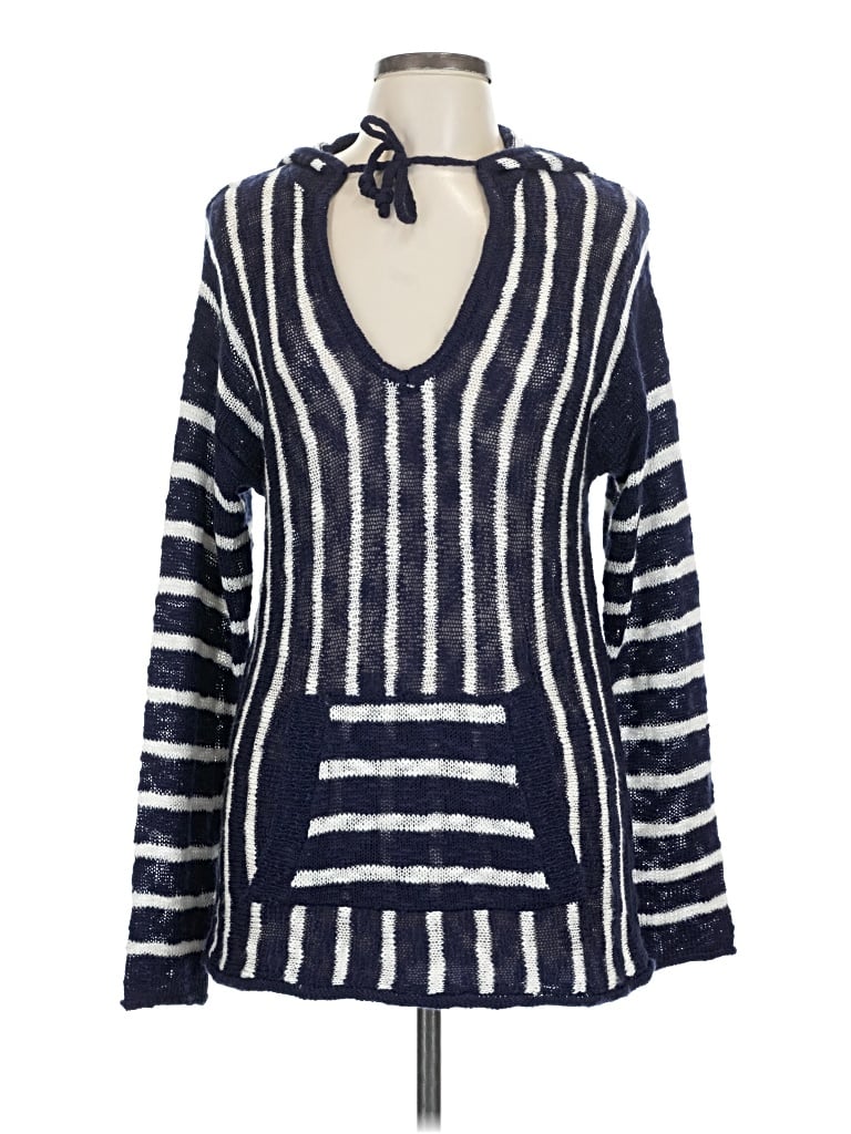 Pre-owned Elan Pullover Sweater In Blue