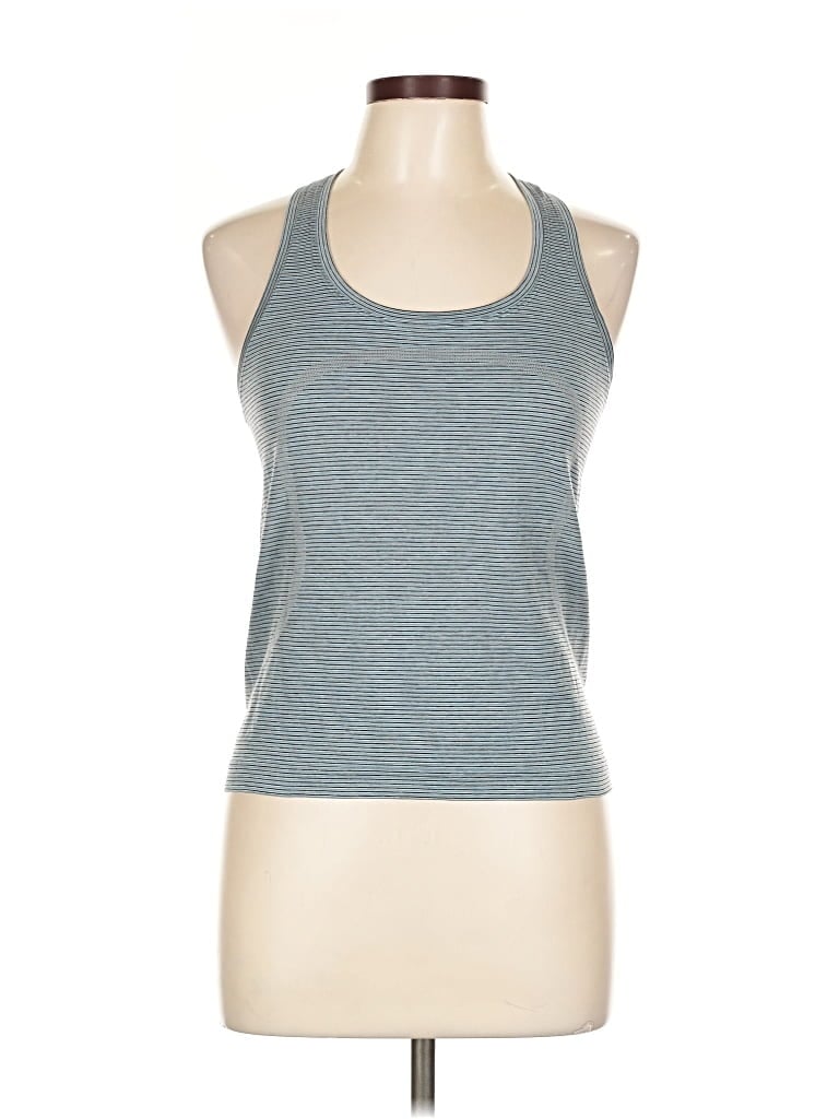 Pre-owned Lululemon Athletica Active Tank Top In Gray