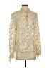 Milly Gold Long Sleeve Blouse Size P (petite) - photo 1