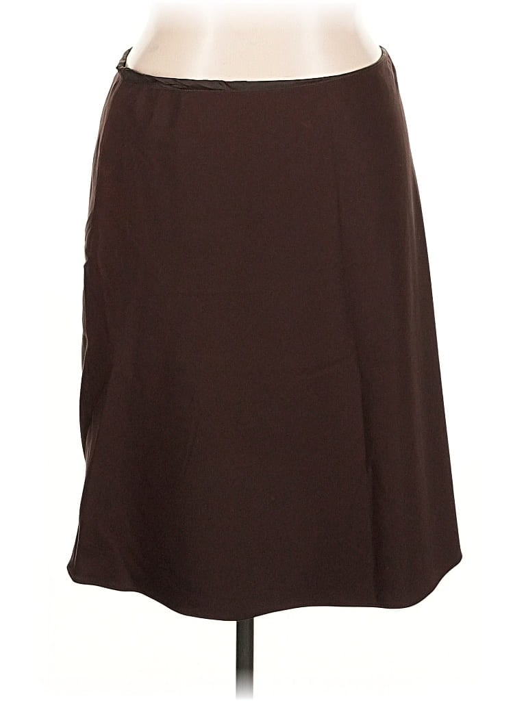 Pre-owned Jones New York Signature Formal Skirt In Brown