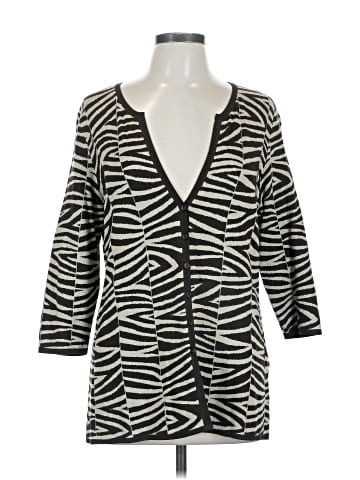 RENA LANGE Silk Cardigan (view 1)