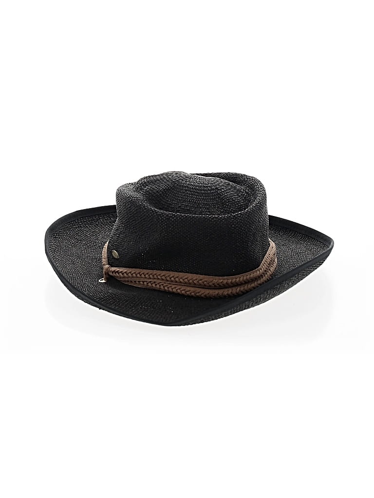 Pre-owned Scala Sun Hat In Black