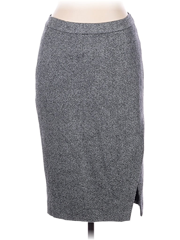 Pre-owned Garnet Hill Formal Skirt In Gray