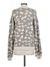 Splendid Animal Print Gray Pullover Sweater Size S - photo 2
