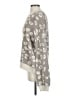 Splendid Animal Print Gray Pullover Sweater Size S - photo 5