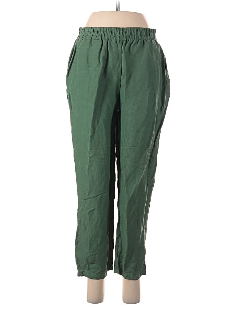 Pre-owned Rvca Casual Pants In Green