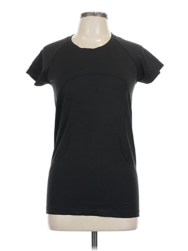 Pre-owned Lululemon Athletica Active T-shirt In Black