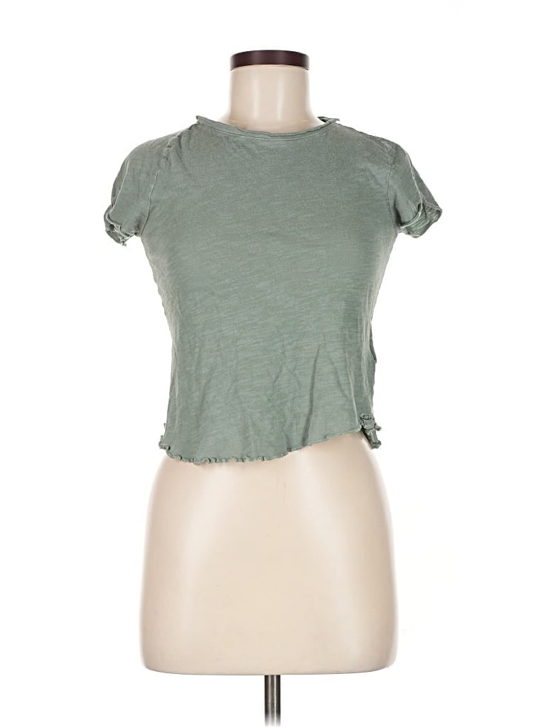 Pre-owned We The Free Short Sleeve T-shirt In Green