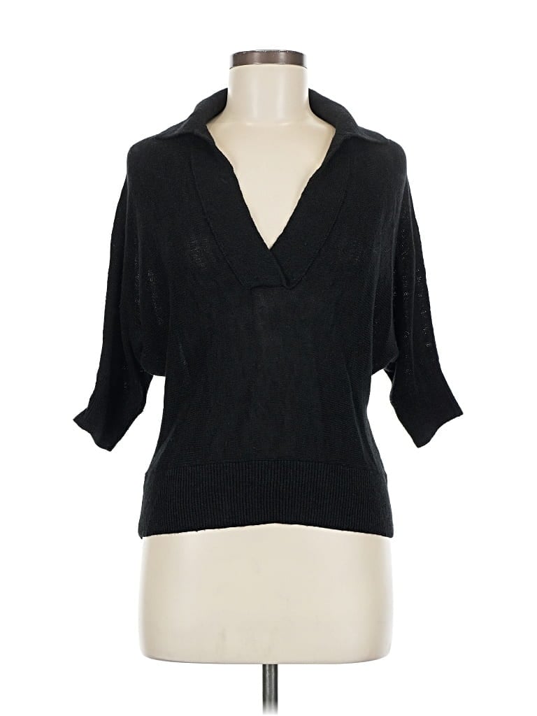 Pre-owned Banana Republic Factory Store Cardigan Sweater In Black