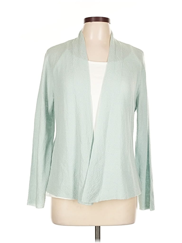 Pre-owned Eileen Fisher Kimono In Green