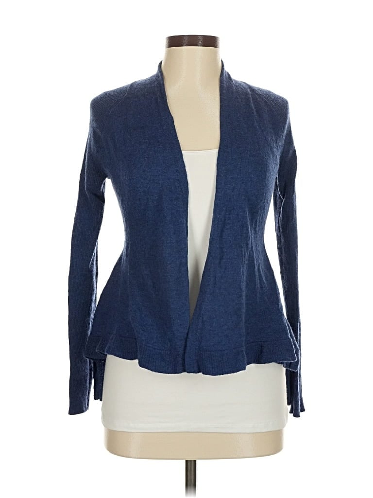 Pre-owned Willi Smith Wool Cardigan Sweater In Blue