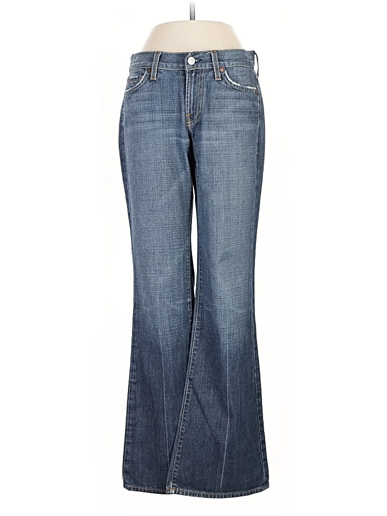 Pre-owned 7 For All Mankind Jeans In Blue