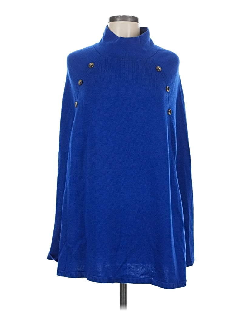 Ann Taylor Turtleneck Sweater In Blue