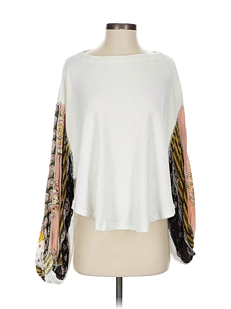 Pre-owned We The Free Cardigan Sweater In White