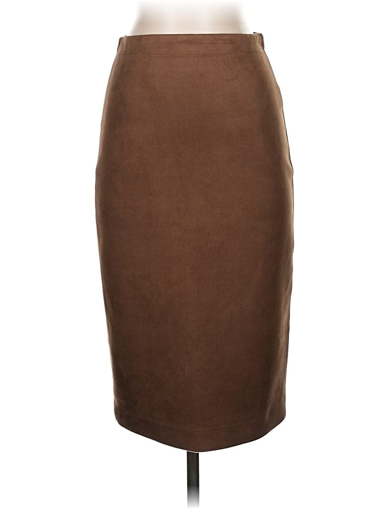 Pre-owned Bcbgmaxazria Formal Skirt In Brown