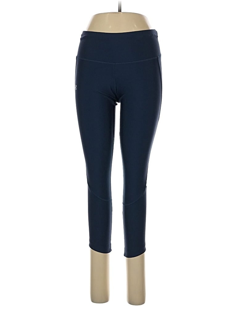 Pre-owned Under Armour Active Pants In Blue