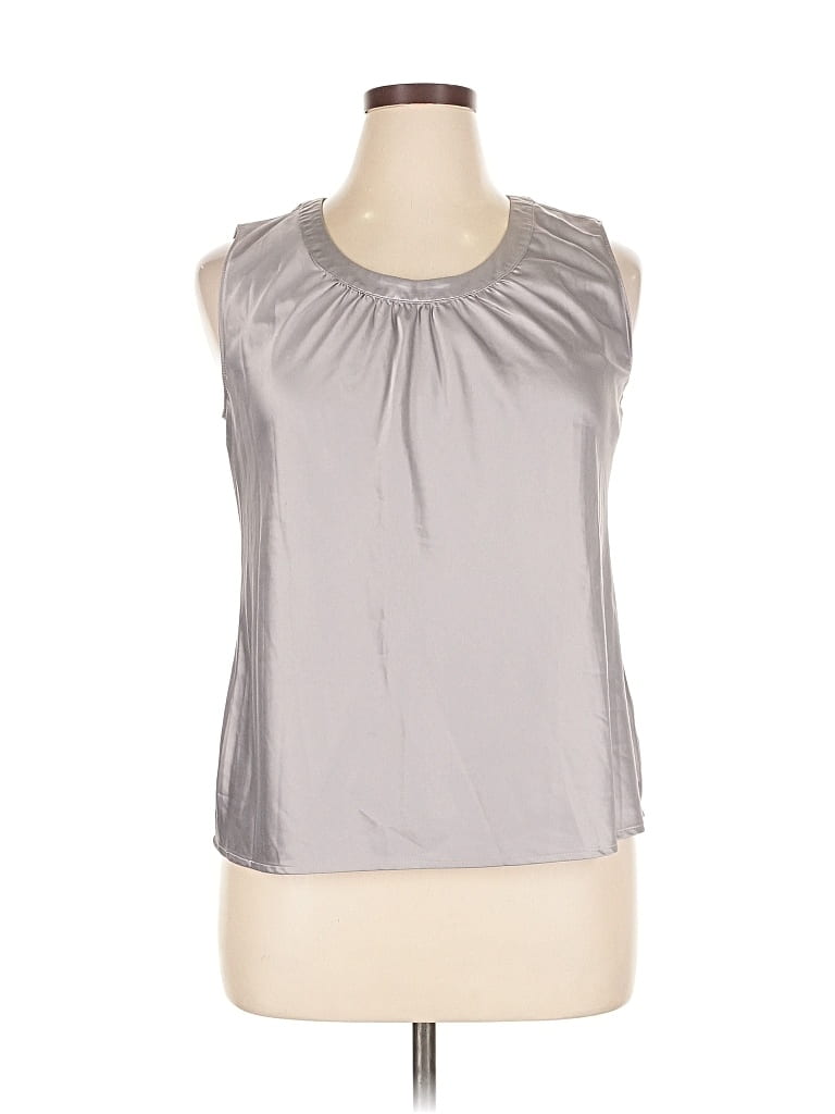 Pre-owned Jm Collection Sleeveless T-shirt In Silver