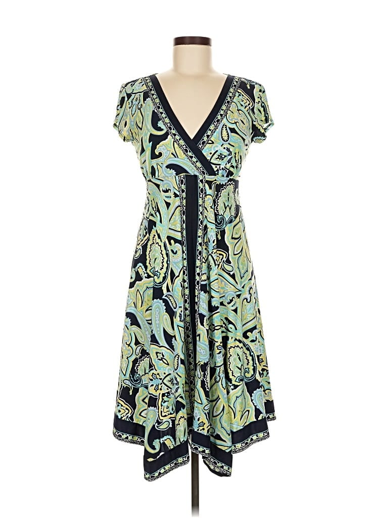 Pre-owned Inc International Concepts Casual Dress In Blue