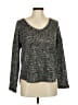 Splendid Metallic Gray Pullover Sweater Size M - photo 1