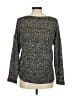 Splendid Metallic Gray Pullover Sweater Size M - photo 2