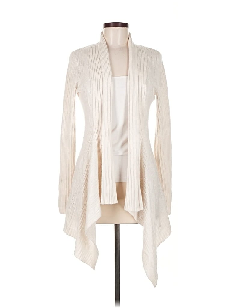 Pre-owned Autumn Cashmere Cardigan Sweater In White