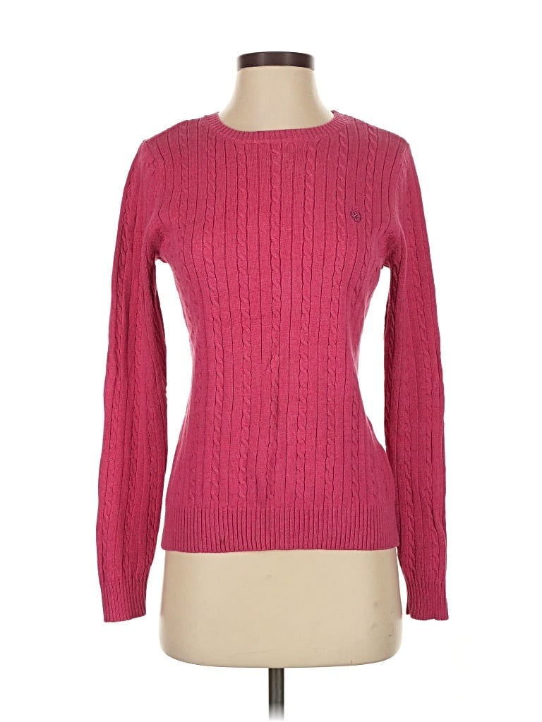 Pre-owned Izod Pullover Sweater In Pink