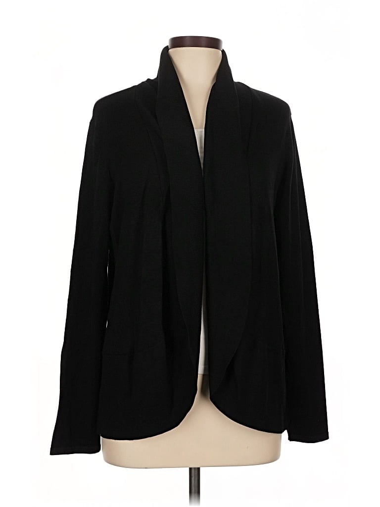 Pre-owned Karen Scott Kimono In Black