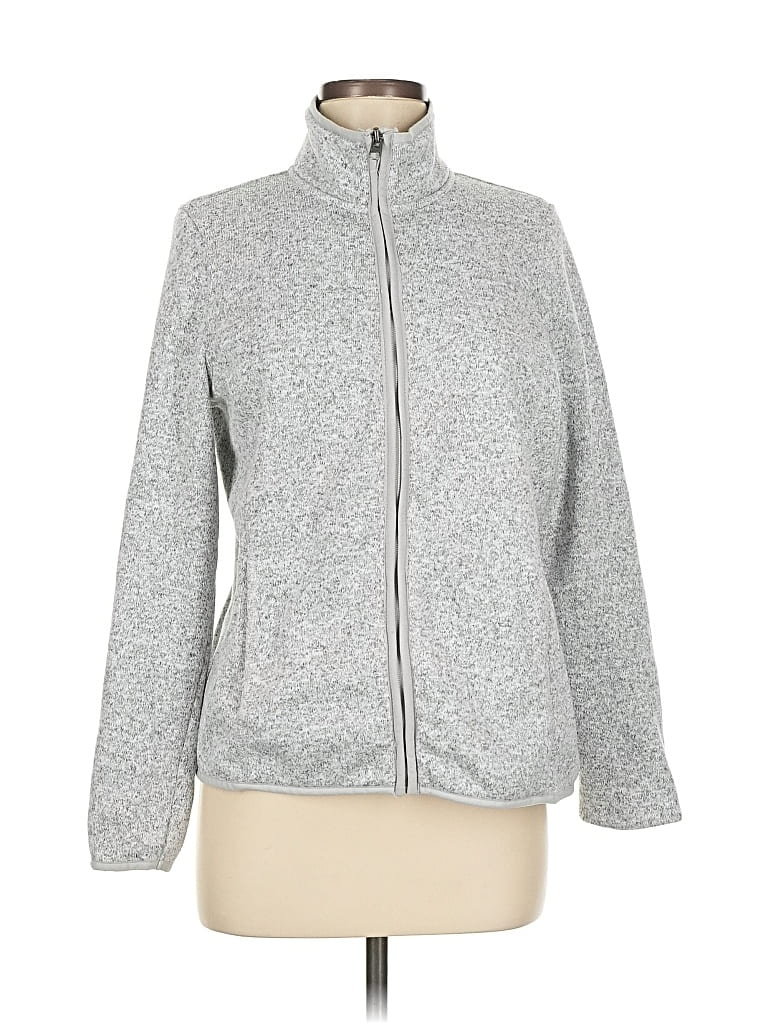 Pre-owned G.h. Bass & Co. Cardigan Sweater In Silver