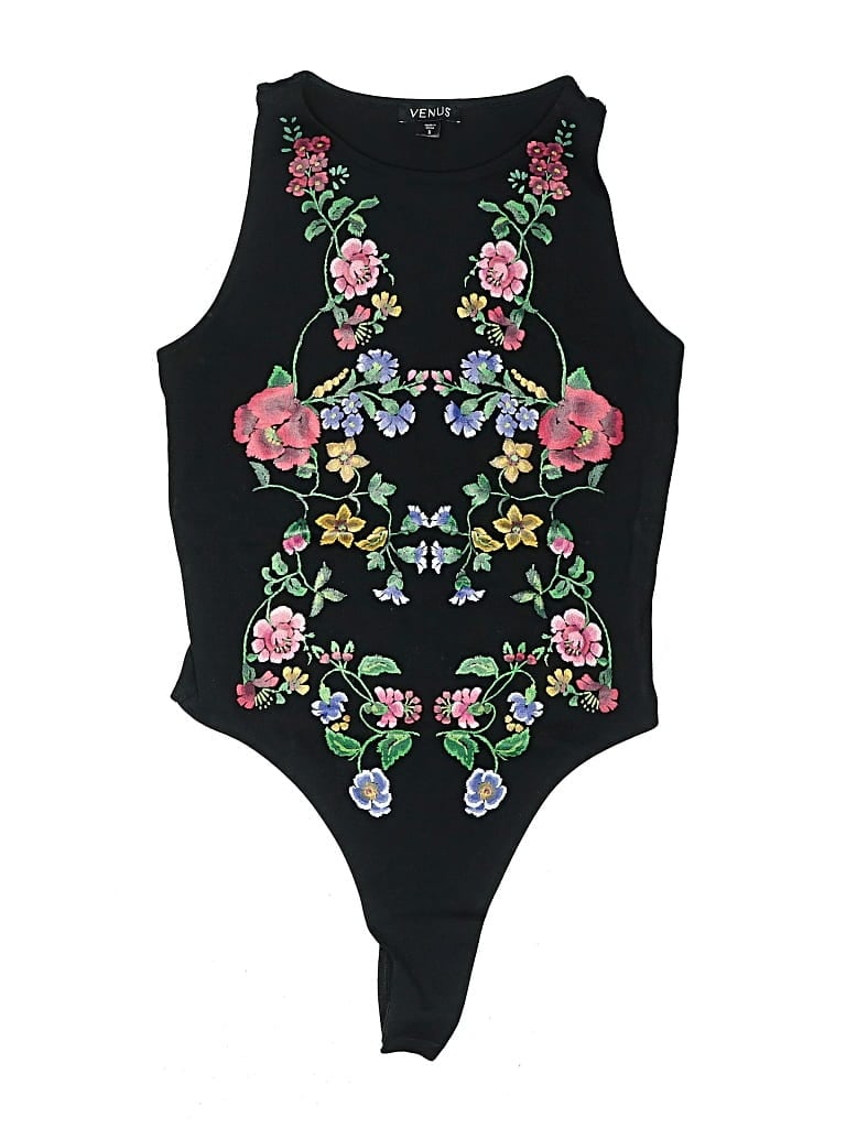 Pre-owned Venus Bodysuit In Black