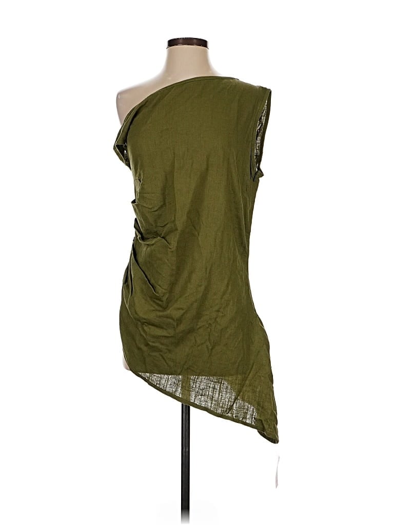 Pre-owned Prettylittlething Casual Dress In Green