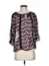 Express 100% Polyester Pink 3/4 Sleeve Blouse Size S - photo 1