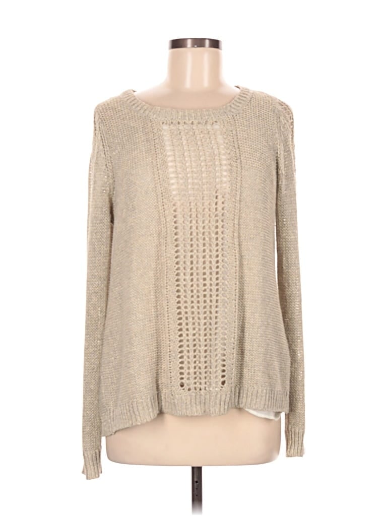 Pre-owned Lucky Brand Pullover Sweater In Brown