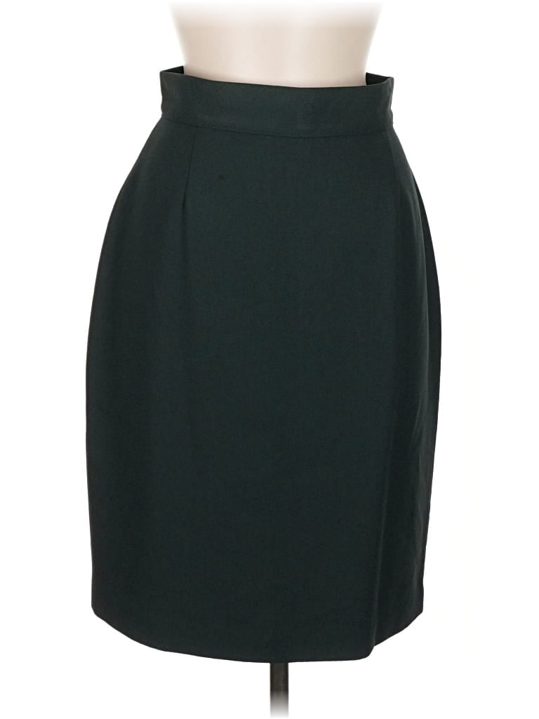 Pre-owned Unbranded Formal Skirt In Green