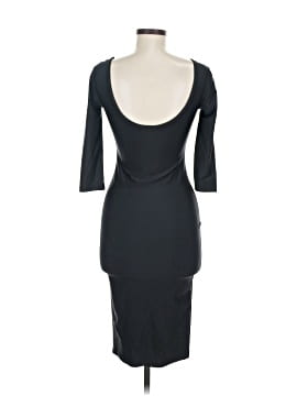 white christmas dresses Carabella Black High-Neck Short-Sleeve Mini Dress – Club L London main image 1